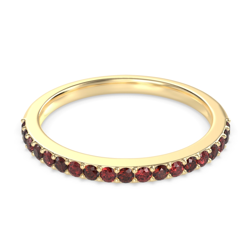 Three-Quarter Prong Set Vakti Band