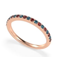 Three-Quarter Prong Set Vakti Band