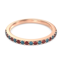 Three-Quarter Prong Set Vakti Band