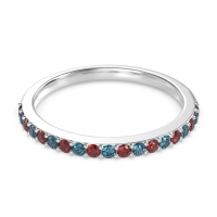 Three-Quarter Prong Set Vakti Band