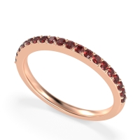 Three-Quarter Prong Set Vakti Band