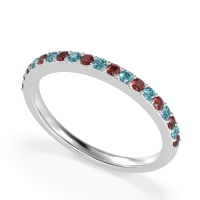 Three-Quarter Prong Set Vakti Band