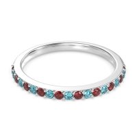 Three-Quarter Prong Set Vakti Band