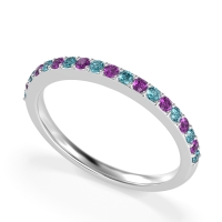 Three-Quarter Prong Set Vakti Band