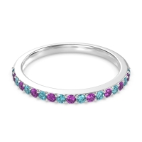 Three-Quarter Prong Set Vakti Band