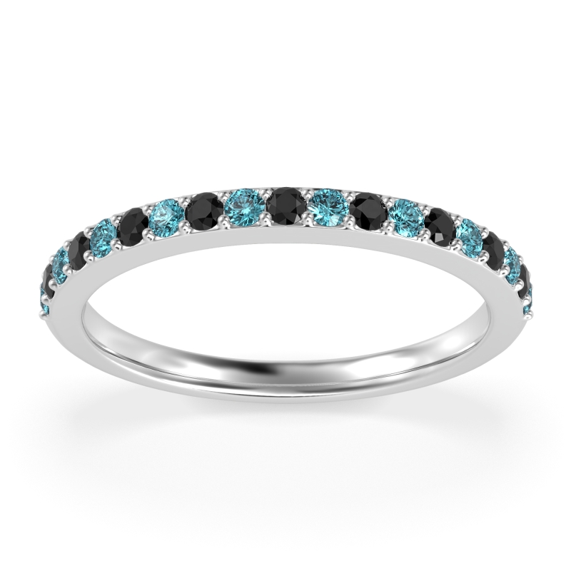 Three-Quarter Prong Set Vakti Band