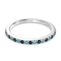 Three-Quarter Prong Set Vakti Band