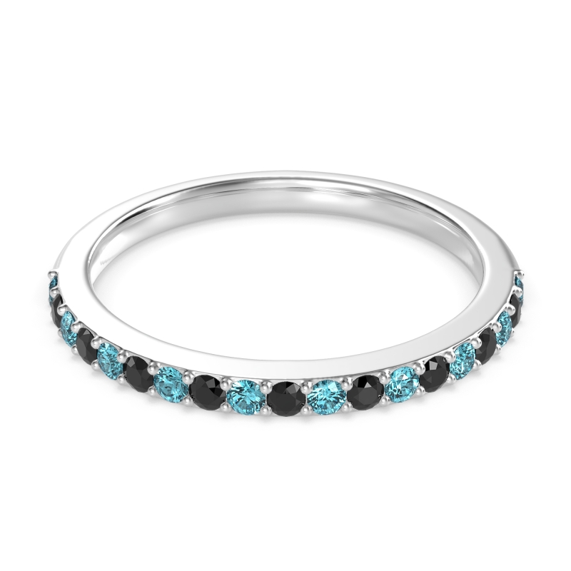 Three-Quarter Prong Set Vakti Band