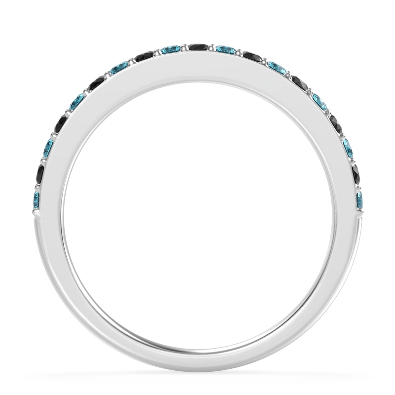 Three-Quarter Prong Set Vakti Band