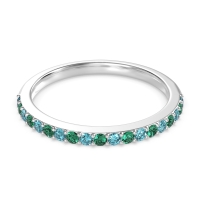 Three-Quarter Prong Set Vakti Band