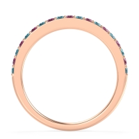 Three-Quarter Prong Set Vakti Band