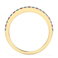 Three-Quarter Prong Set Vakti Band