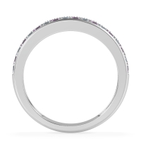 Two Row Prong Set Half-Eternity Bala Band