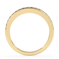 Two Row Prong Set Half-Eternity Bala Band