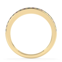 Two Row Prong Set Half-Eternity Bala Band