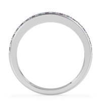 Two Row Prong Set Half-Eternity Bala Band