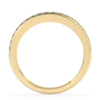 Two Row Prong Set Half-Eternity Bala Band