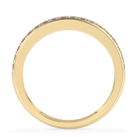 Two Row Prong Set Half-Eternity Bala Band