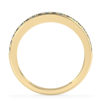 Two Row Prong Set Half-Eternity Bala Band