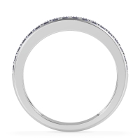 Two Row Prong Set Half-Eternity Bala Band