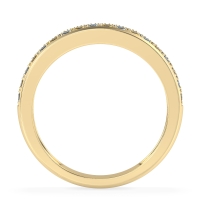 Two Row Prong Set Half-Eternity Bala Band