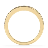 Two Row Prong Set Half-Eternity Bala Band