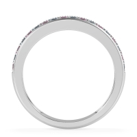 Two Row Prong Set Half-Eternity Bala Band