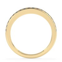 Two Row Prong Set Half-Eternity Bala Band