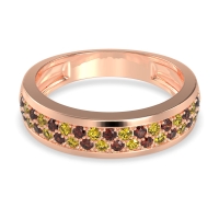 Two Row Prong Set Half-Eternity Bala Band