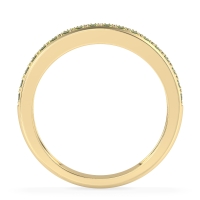 Two Row Prong Set Half-Eternity Bala Band