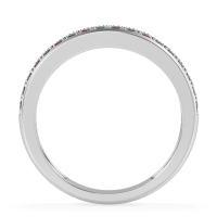 Two Row Prong Set Half-Eternity Bala Band