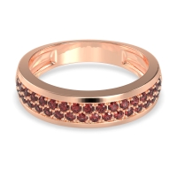 Two Row Prong Set Half-Eternity Bala Band