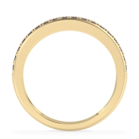 Two Row Prong Set Half-Eternity Bala Band