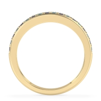 Two Row Prong Set Half-Eternity Bala Band