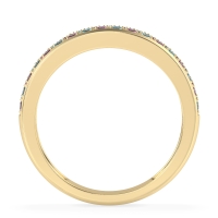 Two Row Prong Set Half-Eternity Bala Band