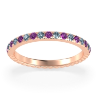 Classic and Modern Half Eternity Carman Band