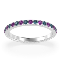 Classic and Modern Half Eternity Carman Band