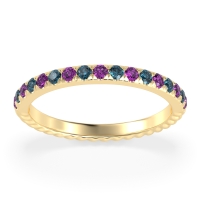 Classic and Modern Half Eternity Carman Band