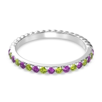 Classic and Modern Half Eternity Carman Band