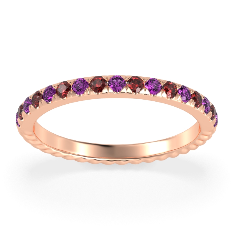 Classic and Modern Half Eternity Carman Band