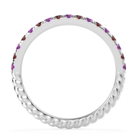 Classic and Modern Half Eternity Carman Band