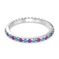 Classic and Modern Half Eternity Carman Band