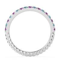 Classic and Modern Half Eternity Carman Band