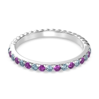Classic and Modern Half Eternity Carman Band