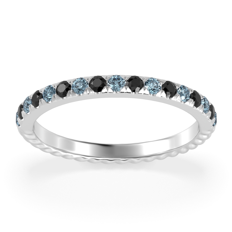 Classic and Modern Half Eternity Carman Band