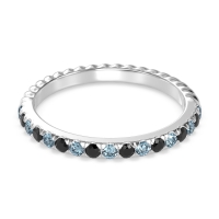 Classic and Modern Half Eternity Carman Band