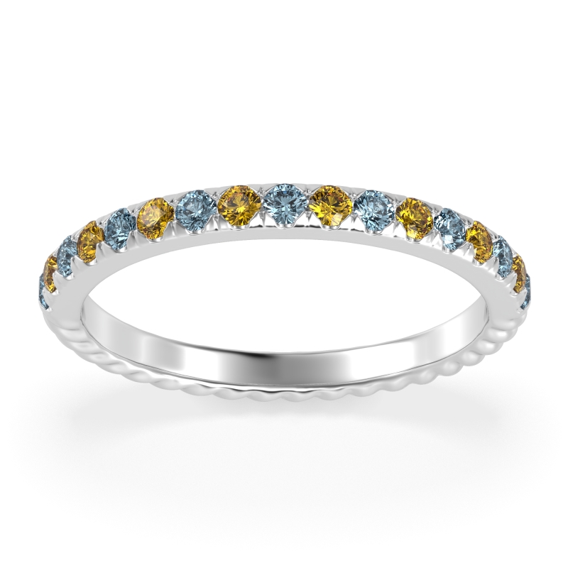 Classic and Modern Half Eternity Carman Band