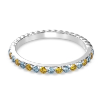 Classic and Modern Half Eternity Carman Band