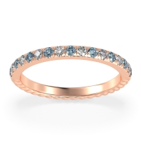 Classic and Modern Half Eternity Carman Band