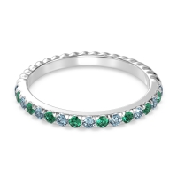 Classic and Modern Half Eternity Carman Band